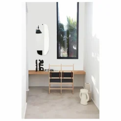 M Nuance Miroir extra plat biseauté - forme aléatoire rectangulaire 35x83 cm Naturel Hot