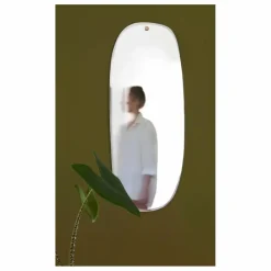 M Nuance Miroir extra plat biseauté - forme aléatoire rectangulaire 35x83 cm Naturel Hot