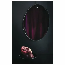 M Nuance Miroirs|Miroir extra plat biseauté - forme aléatoire ovale verticale 25x32 cm