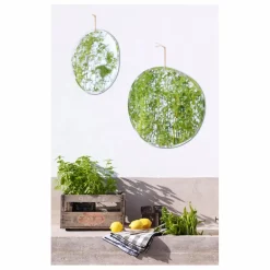 M Nuance Miroirs|Miroir extra plat biseauté - forme aléatoire ovale verticale 25x32 cm