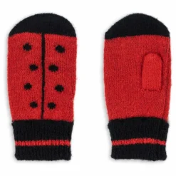 Konges Sløjd Mitaines Coccinelle Laine Mérinos | Rouge Hot