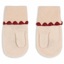 Konges Sløjd Mitaines Collette Cerises Laine | Ecru Sale