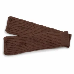 Discount Collégien Mitaines en laine mérinos Madeleine | Chocolat