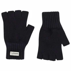 Sale Le Bonnet Amsterdam Mitaines Laine et Angora | Bleu marine