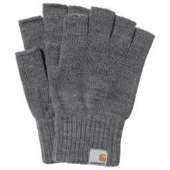 Carhartt WIP Mitaines Logo | Gris chiné Outlet