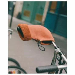 ILDA'S sheep Mitaines Vélo Peau Lainée Mérinos | Marron Hot
