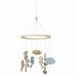 Cam Cam Mobile en bois Sea Garden | Bleu Online