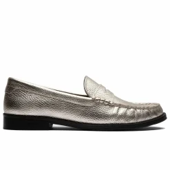 New Lachoix Mocassin Penny Métallisés | Champagne