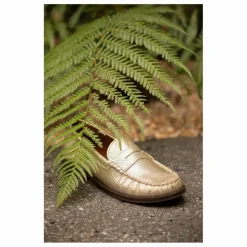 New Lachoix Mocassin Penny Métallisés | Champagne