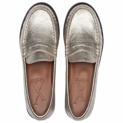New Lachoix Mocassin Penny Métallisés | Champagne
