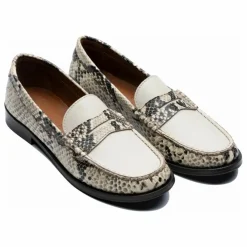 Femme Lachoix Mocassins Penny Python |