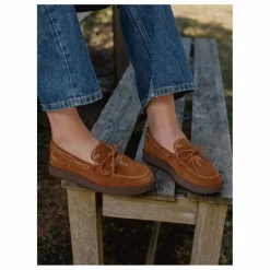 Hot Socque Paris Mocassins Totem Daim | Camel