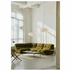 Outlet & Tradition Module d'angle canapé modulable Hi Lo AV55 | Kaki