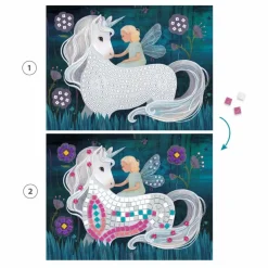 Djeco Loisirs Créatifs|Mosaiques Le monde enchanté