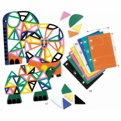 Djeco Mosaïques Africa Multicolore Best