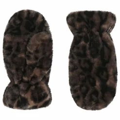 Femme Apparis Gants, Moufles|Moufles Coco Léopard Fibres Recyclées |