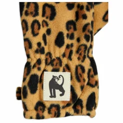 Sale Mini Rodini Moufles Leopard Polyester Recyclé | Marron