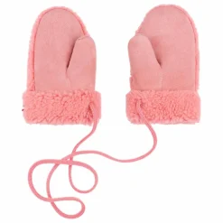 ILDA'S sheep Moufles Teddy Peau Lainée Mérinos - Collection Enfant | Rose Outlet
