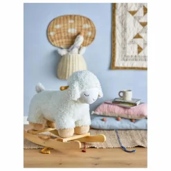 Outlet Bloomingville Mini Mouton à bascule Laasrith | Blanc