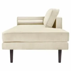 Broste Copenhagen Méridienne Wind en velours | Rose pâle Best