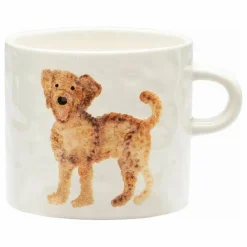 Anna + Nina Mug Labradoodle Blanc Discount