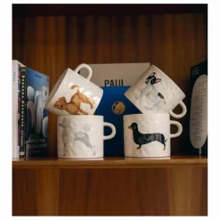 Anna + Nina Mug Labradoodle Blanc Discount