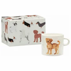 Anna + Nina Mug Labradoodle Blanc Discount