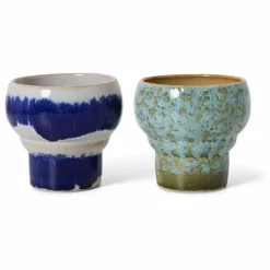 HKliving Mugs Lungo - Set de 2 |