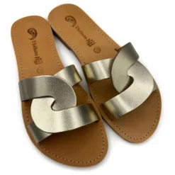 Femme Théluto Sandales, Espadrilles|Mules Prune Métallisées |