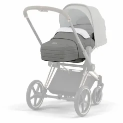 Outlet Cybex Nacelle souple Lite Cot pour poussettes Priam et Mios 2022 | Gris clair