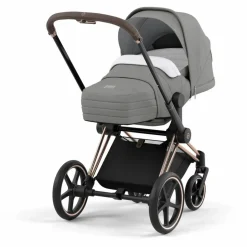 Outlet Cybex Nacelle souple Lite Cot pour poussettes Priam et Mios 2022 | Gris clair