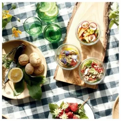 Maison de Vacances Linge De Table|Art De La Table|Nappe rectangulaire Bourdon noir toile mimi |