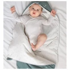 Online Les Petites Billes Nid d'ange multi-saisons réversible | Vert