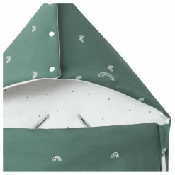 Online Les Petites Billes Nid d'ange multi-saisons réversible | Vert