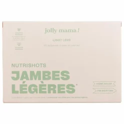 Discount Jolly Mama Nutrishots jambes légères Light legs Complément alimentaire - 20 ampoules de 10 ml Non teinté