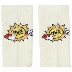 Hundred Pieces Pack 2 Chaussettes Stripes Sun | Blanc cassé