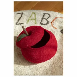 New Lorena Canals Panier de rangement Pomme | Rouge