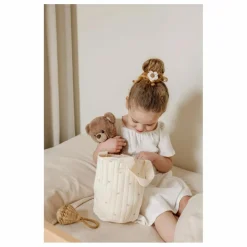Soft Spot Panier de rangement Ribbon en coton bio | Ecru New