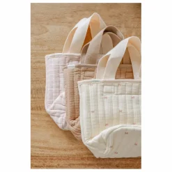 Soft Spot Panier de rangement Ribbon en coton bio | Ecru New