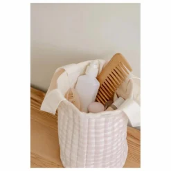 Enfant Soft Spot Panier de rangement Rosewater en coton bio |