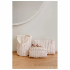 Enfant Soft Spot Panier de rangement Rosewater en coton bio |
