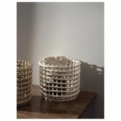 Ferm Living Panier en céramique | Blanc Hot