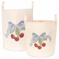 Best Konges Sløjd Paniers de rangement Cherry - Set de 2 | Rose
