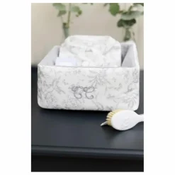 Discount Tartine et Chocolat Panière Toile de Jouy | Gris