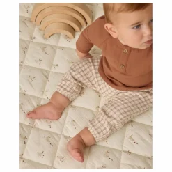 Quincy Mae Pantalon à Carreaux Gaze de Coton Bio |