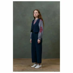 Femme Louise Misha Pantalon Abuela Heringbone Laine - Collection Femme |