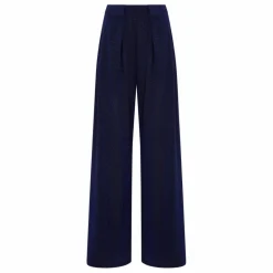 Momoni Pantalon Aspen Métallisé | Bleu marine Hot
