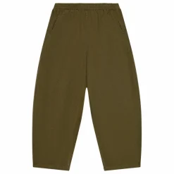 Hundred Pieces Pantalon Balloon Brodé Gianna Twill | Vert kaki Hot