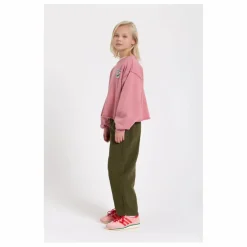 Hundred Pieces Pantalon Balloon Brodé Gianna Twill | Vert kaki Hot