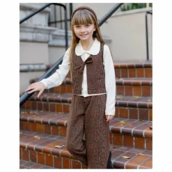 Online Rylee + Cru Pantalon Barrel Leopard | Marron